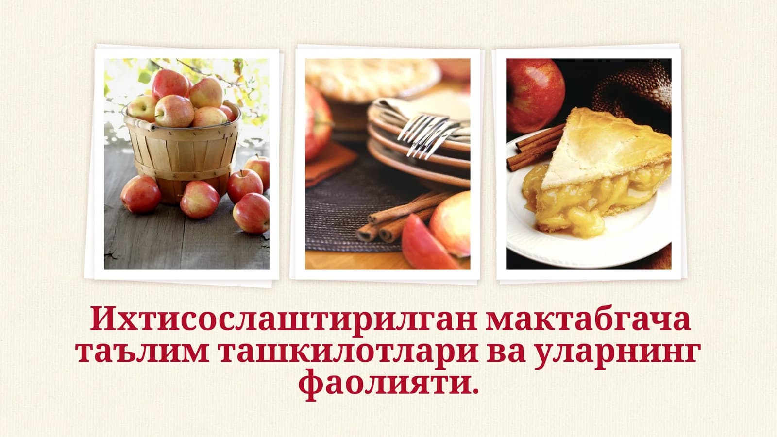 Ихтисослаштирилган мактабгача таълим ташкилотлари ва уларнинг фаолияти