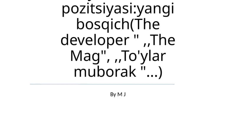 Mag'iz va To'ylar Muborak: Holatlarni O'rganish