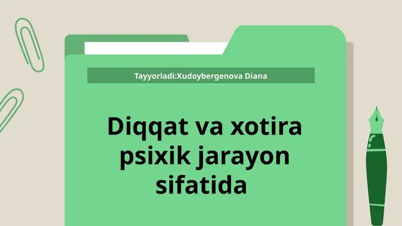 Diqqatning turlari