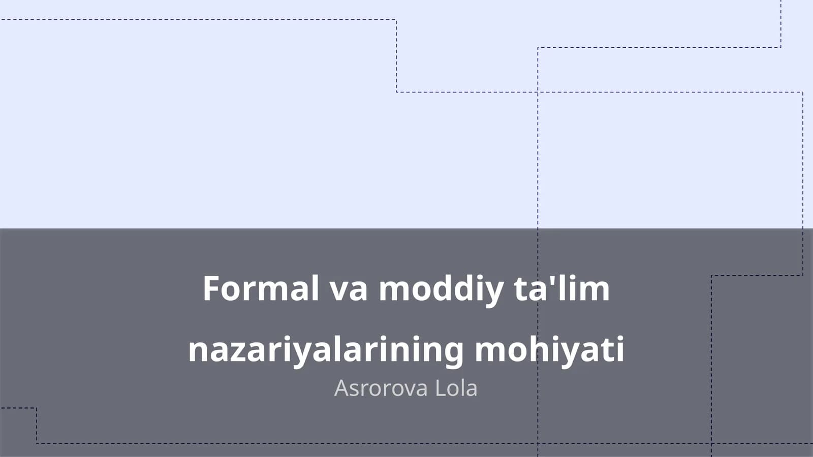 Formal va Moddiy Ta'lim Nazariyalarining Mohiyati