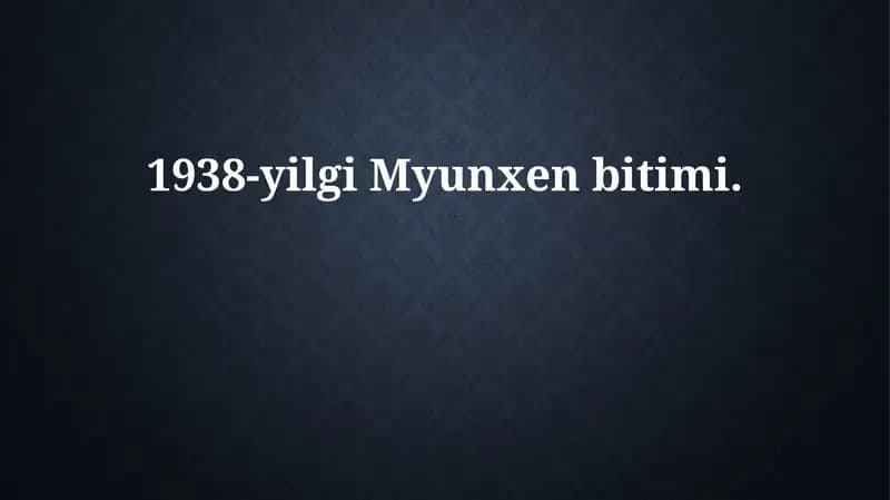 1938-yilgi Myunxen bitimi