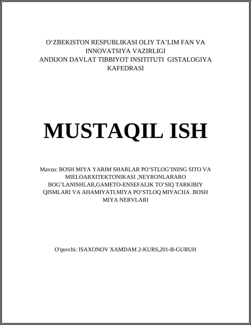 Bosh miya yarim sharlari po’stlog’i