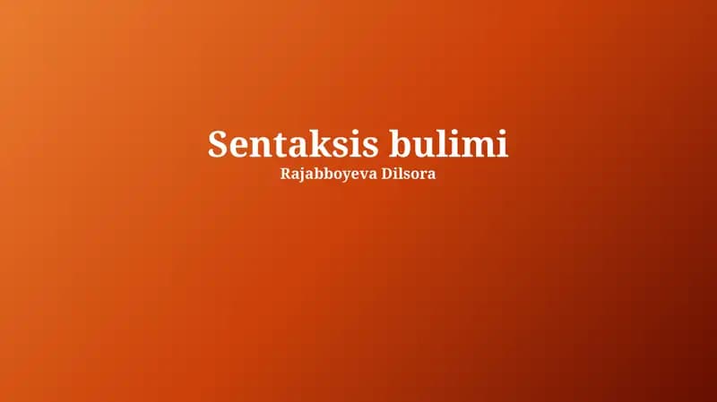 Sentaksis bulimi