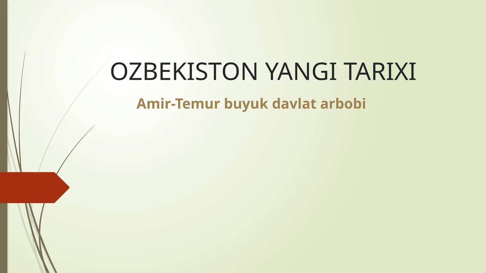 Amir-Temur buyuk davlat arbobi