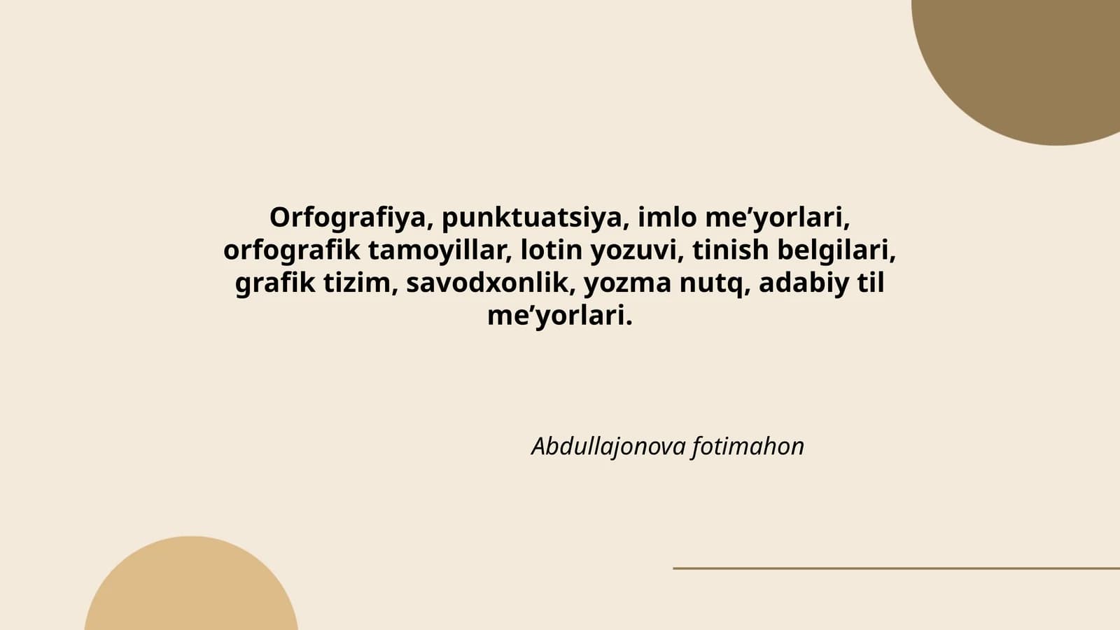 Abdullajonova fotimahon