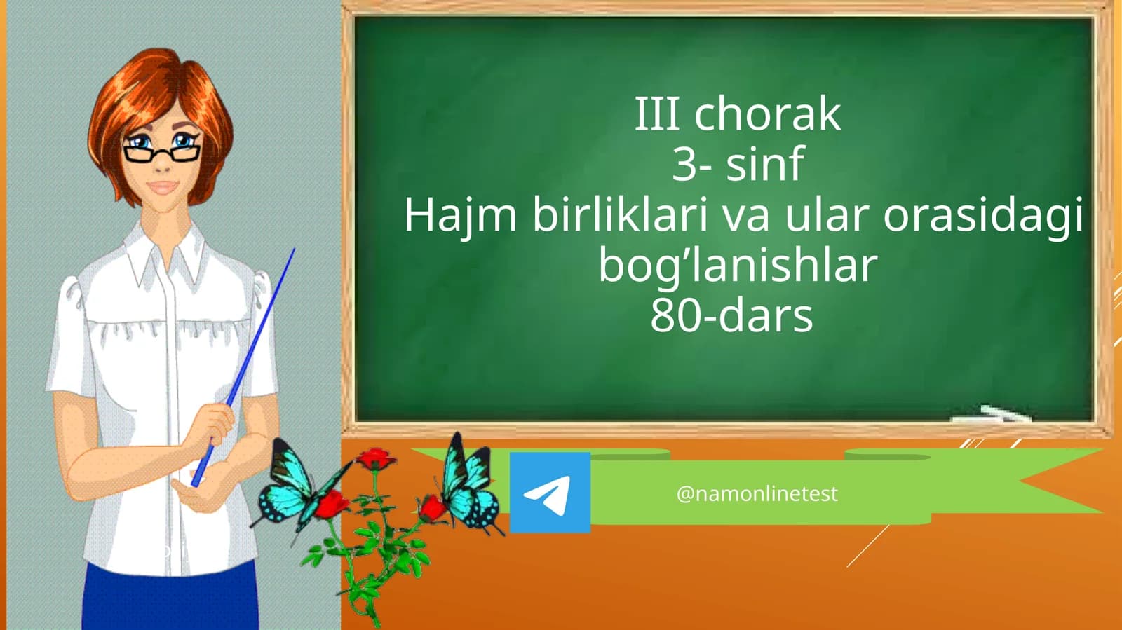Hajm birliklari va ular orasidagi bog’lanishlar
