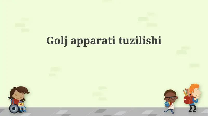 Goljapparatituzilishi
