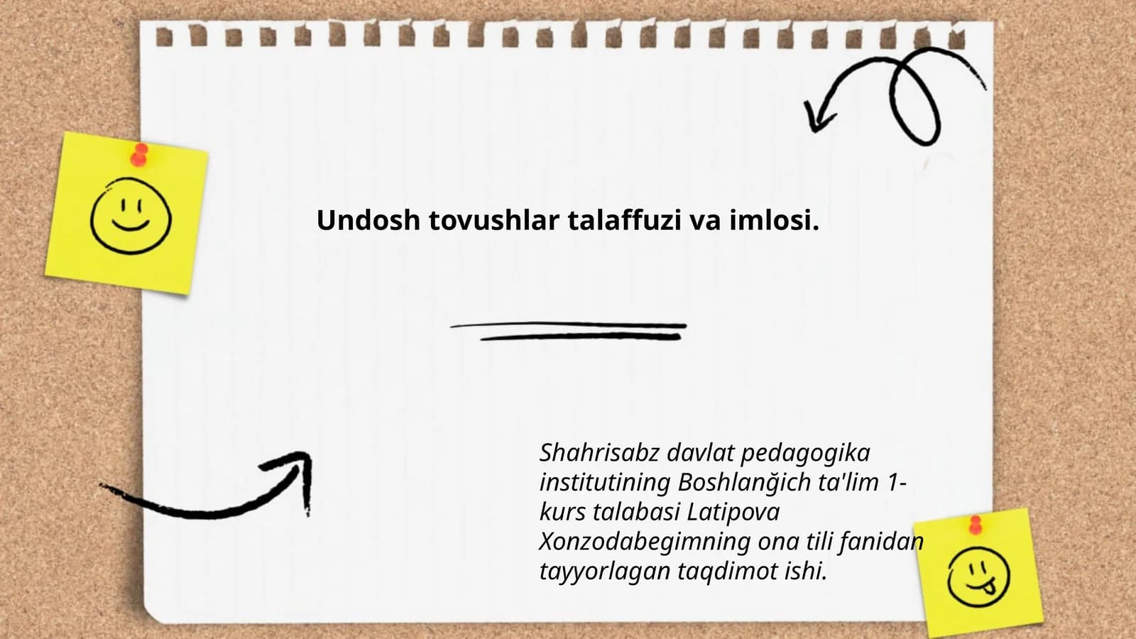Undosh tovushlar talaffuzi va imlosi
