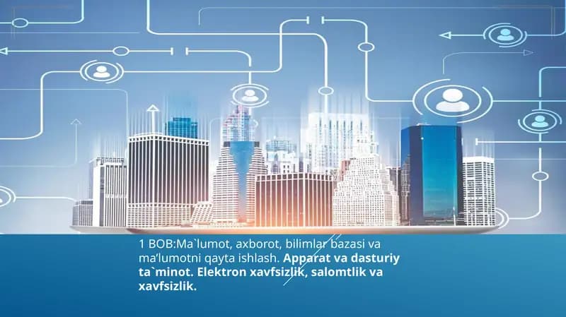 Ma`lumot, axborot, bilimlar bazasi va ma’lumotni qayta ishlash