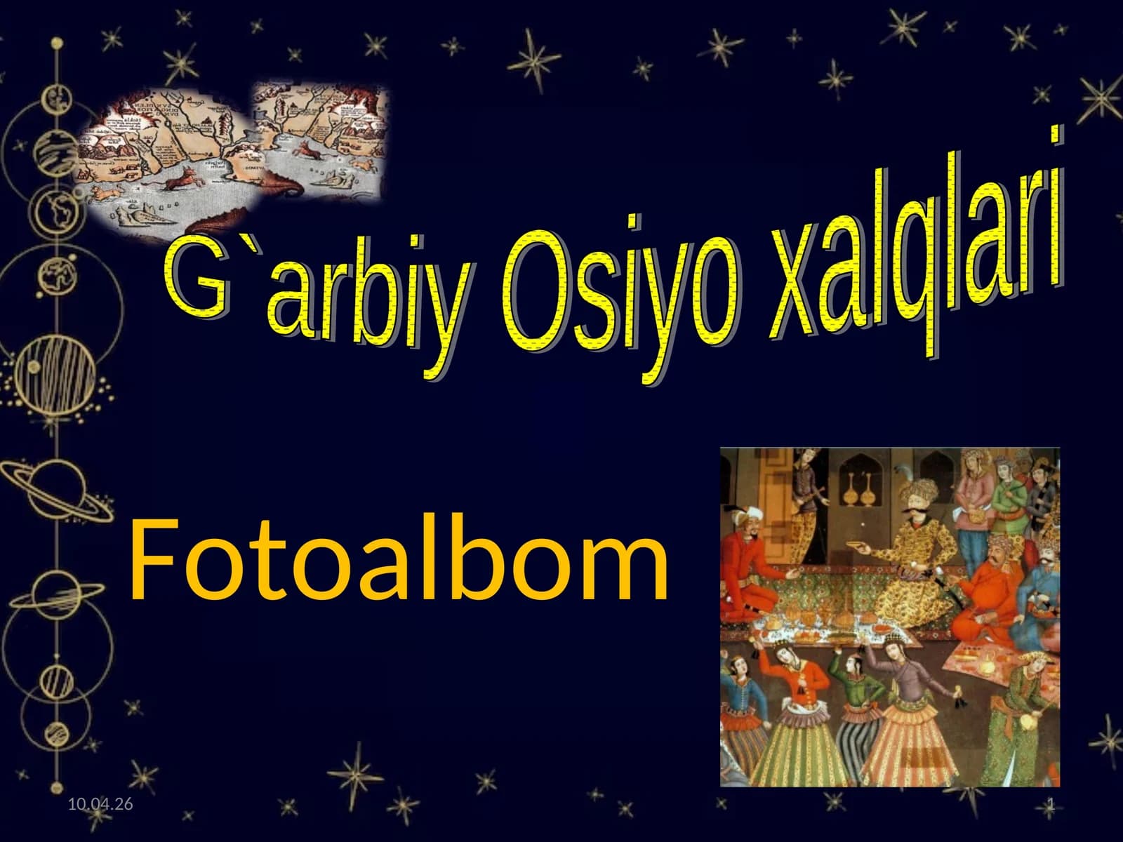 G`arbiy Osiyo xalqlari. Fotoalbom