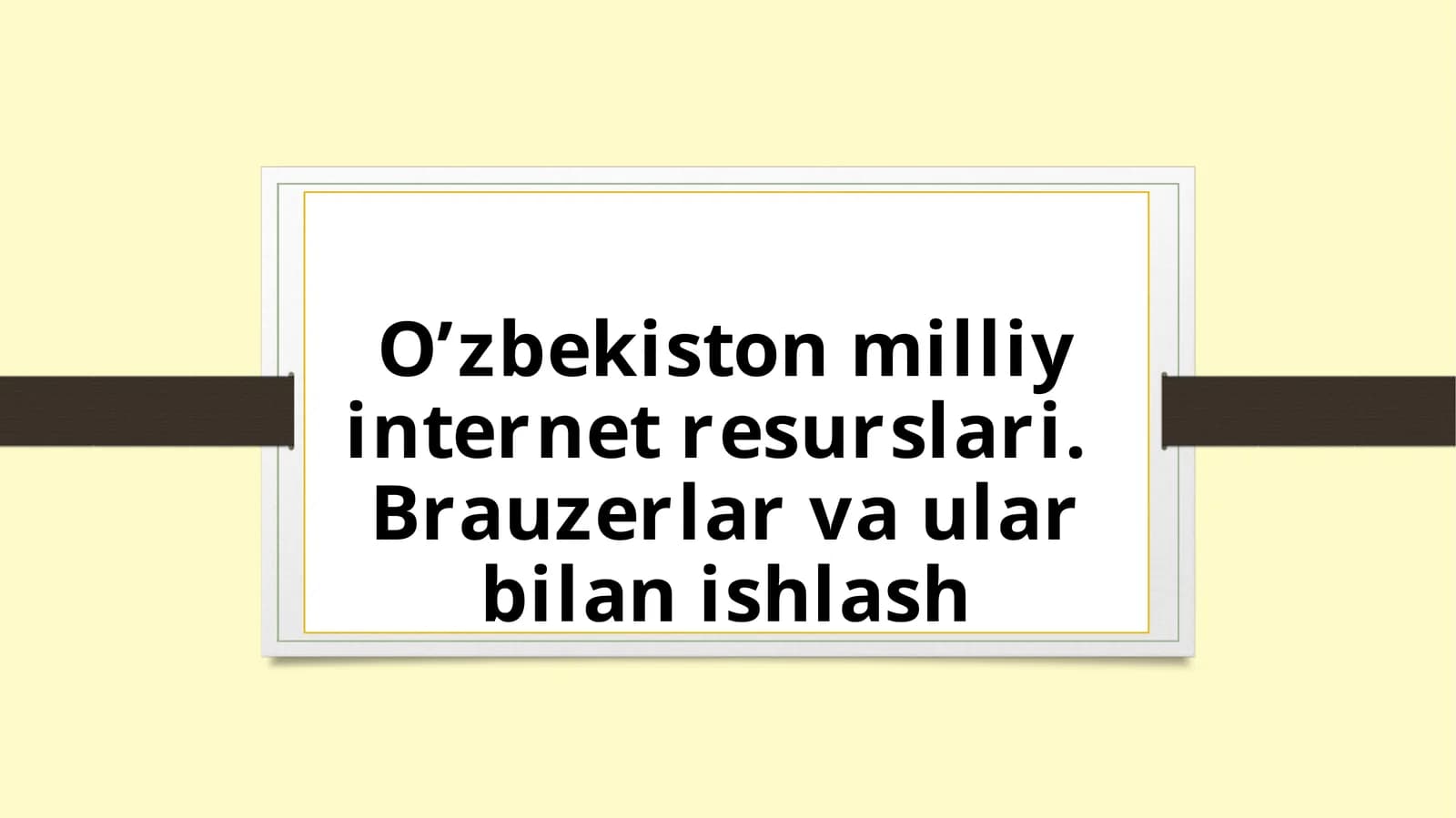 O’zbekiston milliy internet resurslari