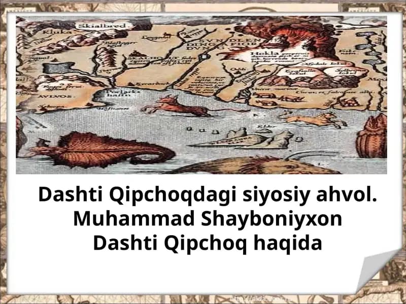 Dashti Qipchoqdagi siyosiy ahvol