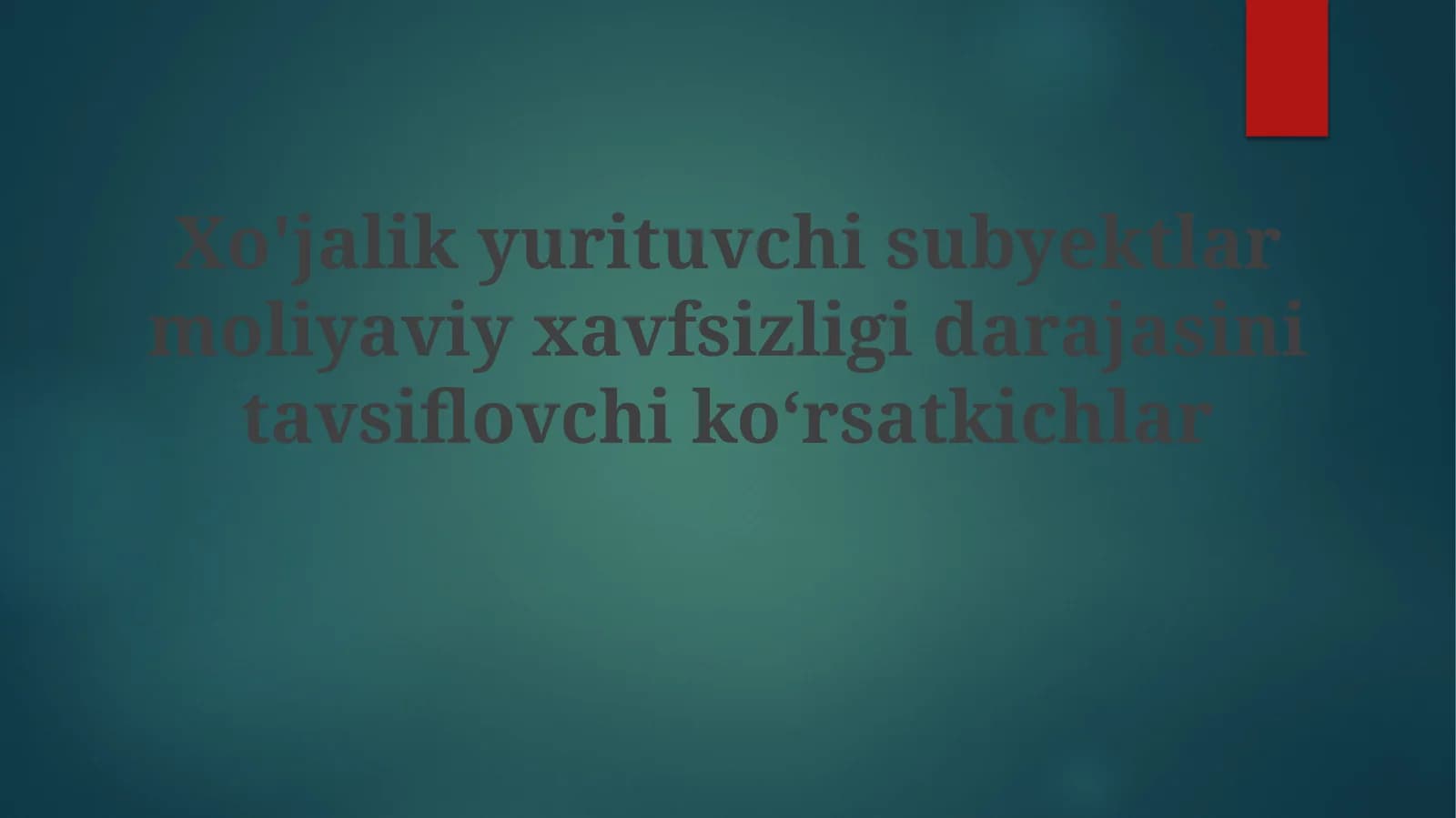 Xo'jalik yurituvchisi
