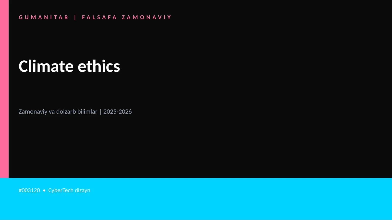 Climate ethics