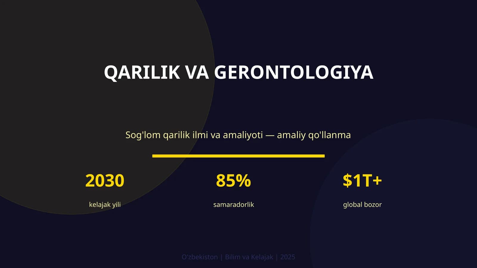 Sog'lom qarilik ilmi va amaliyoti — amaliy qo'llanma