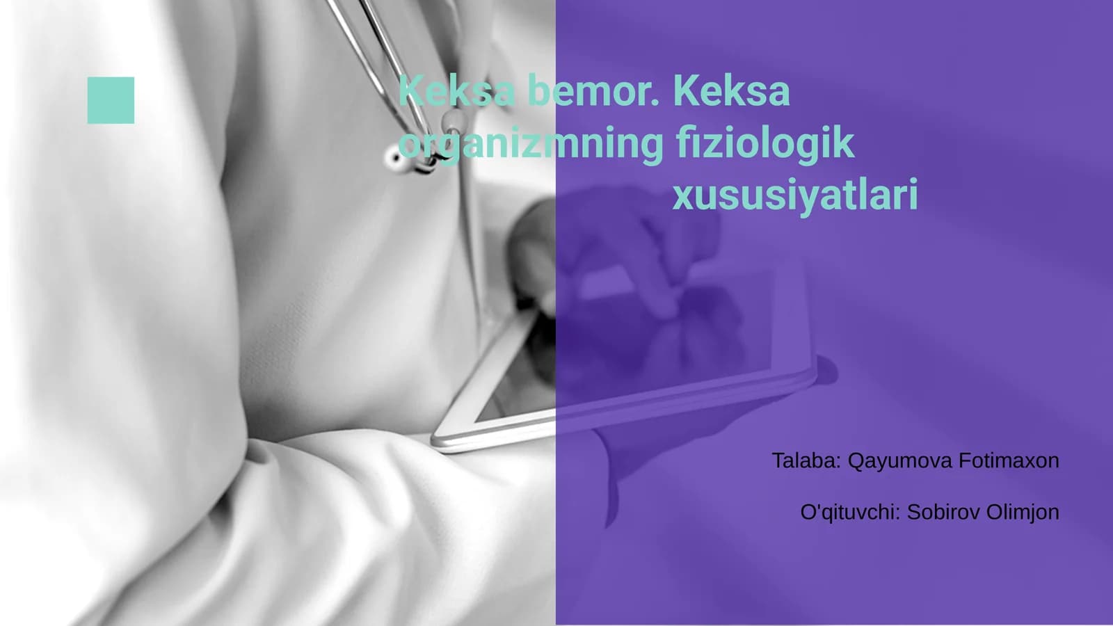 Keksalik va sog‘liq: umumiy tushuncha