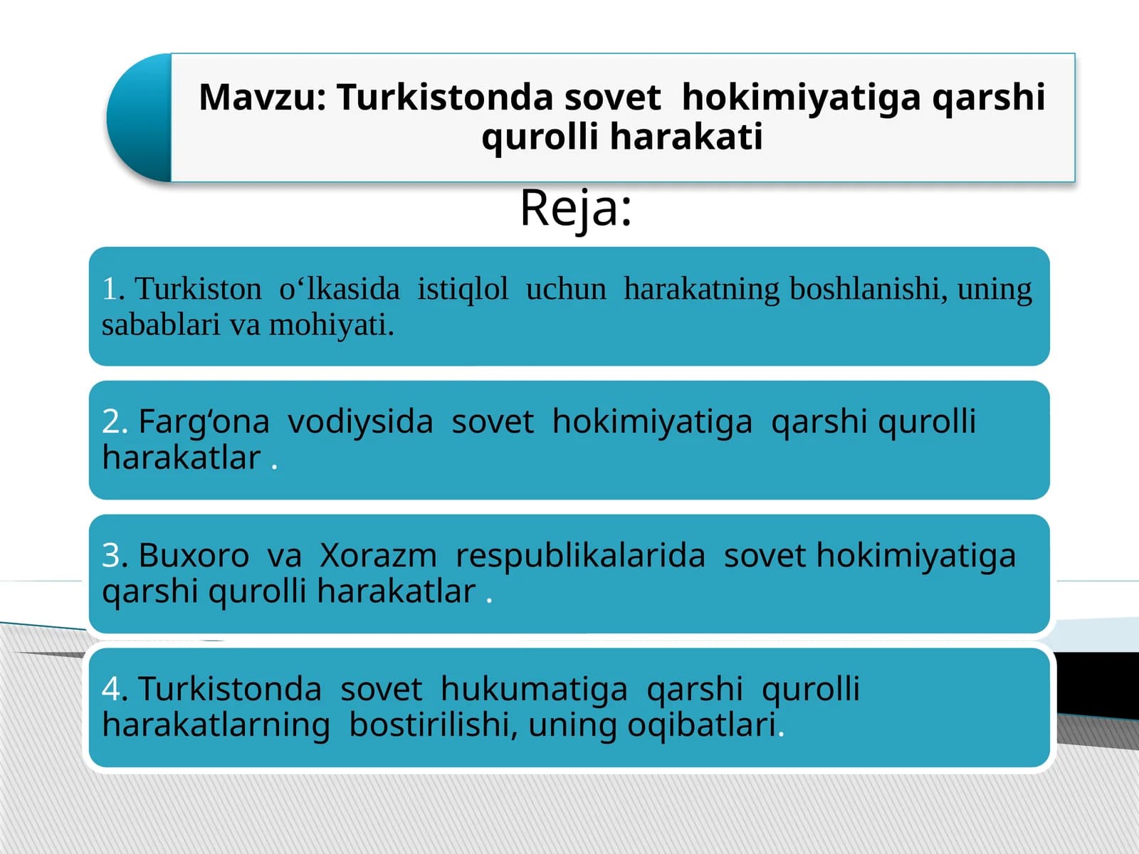 Turkistonda sovet  hokimiyatiga qarshi qurolli harakati