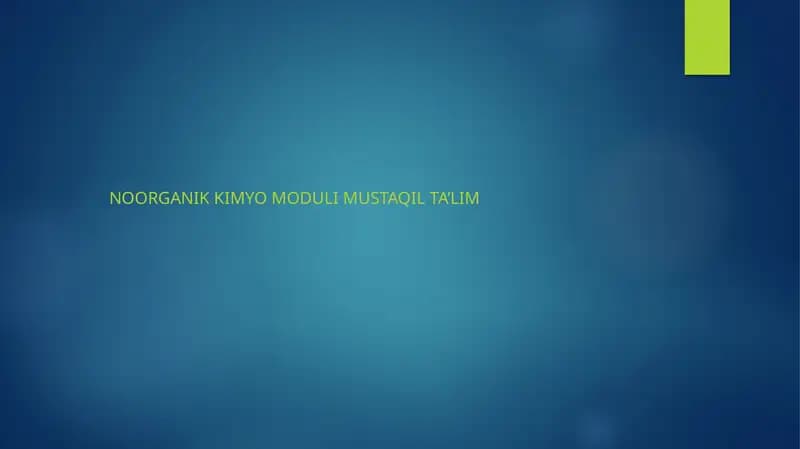 kimyoviy rekasiyaning kinetik tenglamasi