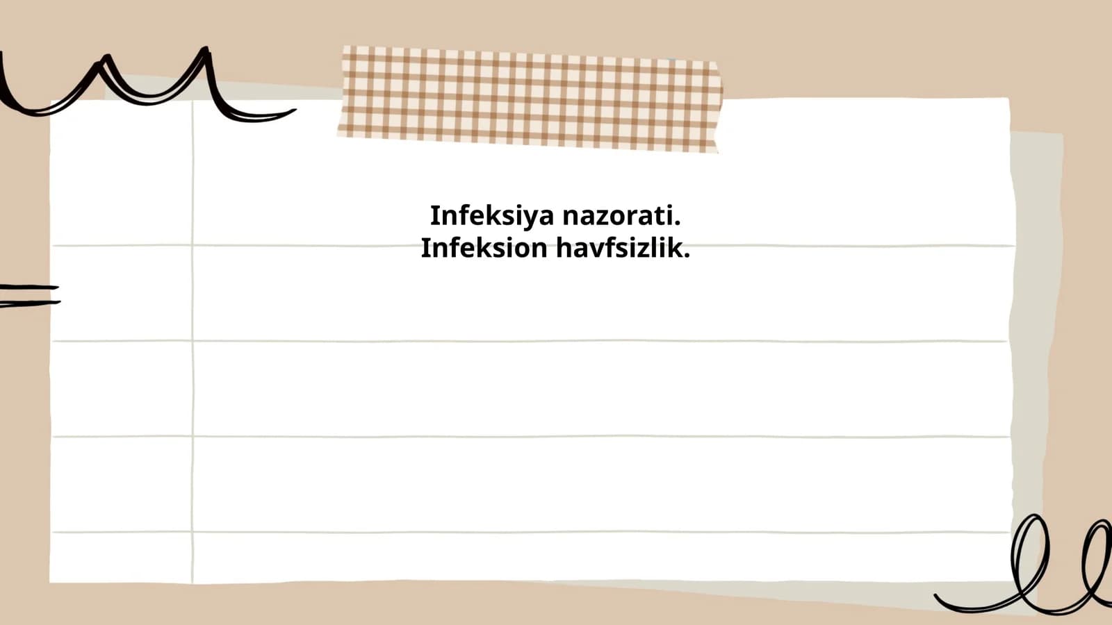 Infeksiya nazorati choralari