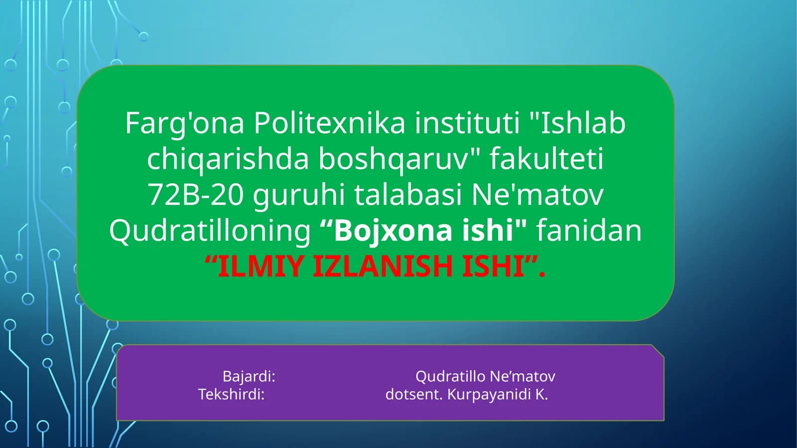 Qirg'iziston Respublikasi bojxona siyosati tahlili