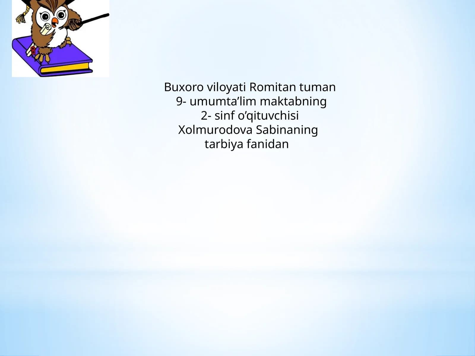 TARBIYA BIZ UCHUN YO HAYOT – YO MAMOT, YO NAJOT – YO HALOKAT, YO SAODAT – YO FALOKAT MASALASIDIR