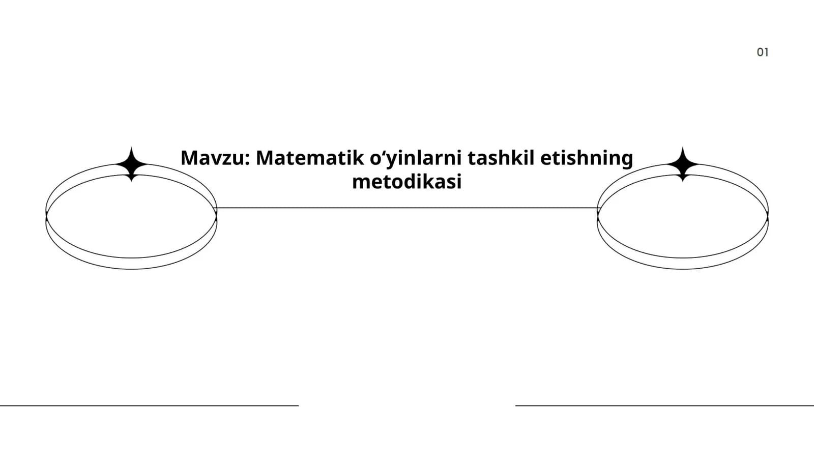 Matematik oʻyinlarni tashkil etishning metodikasi