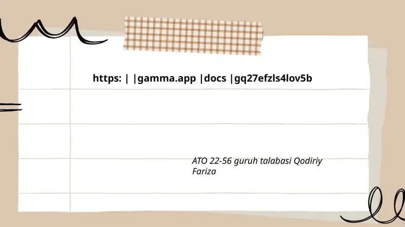 Gamma.app-ga kirish va hisob yaratish