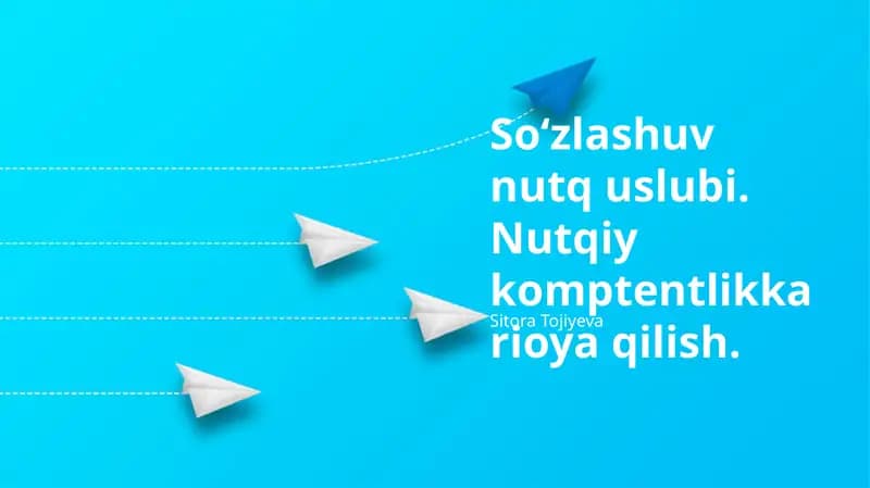 Nutqiy Kompetentlik