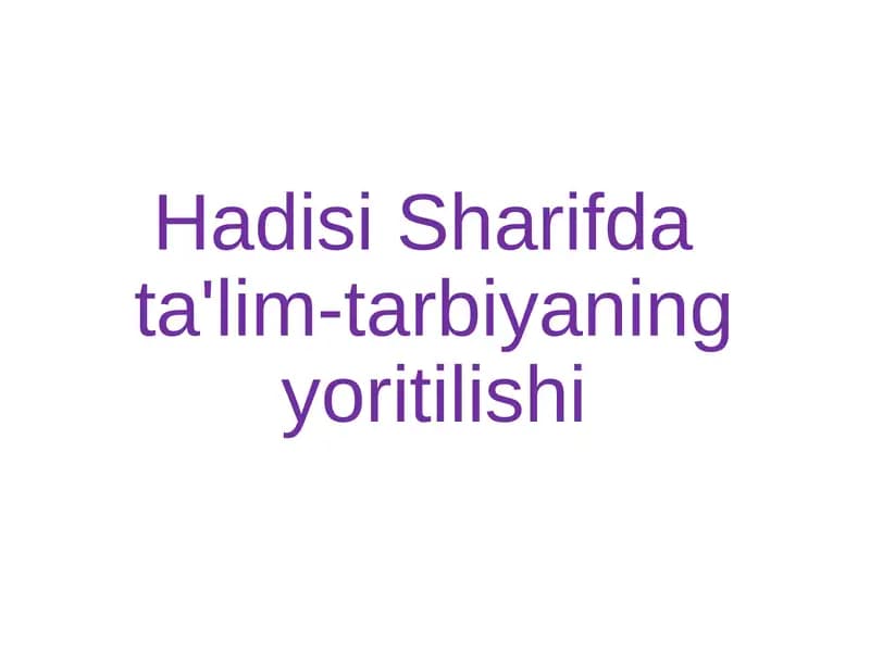 Hadis