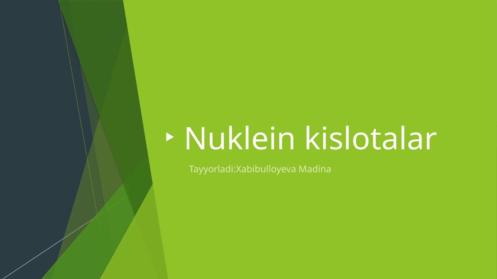 nuklein kislotalar