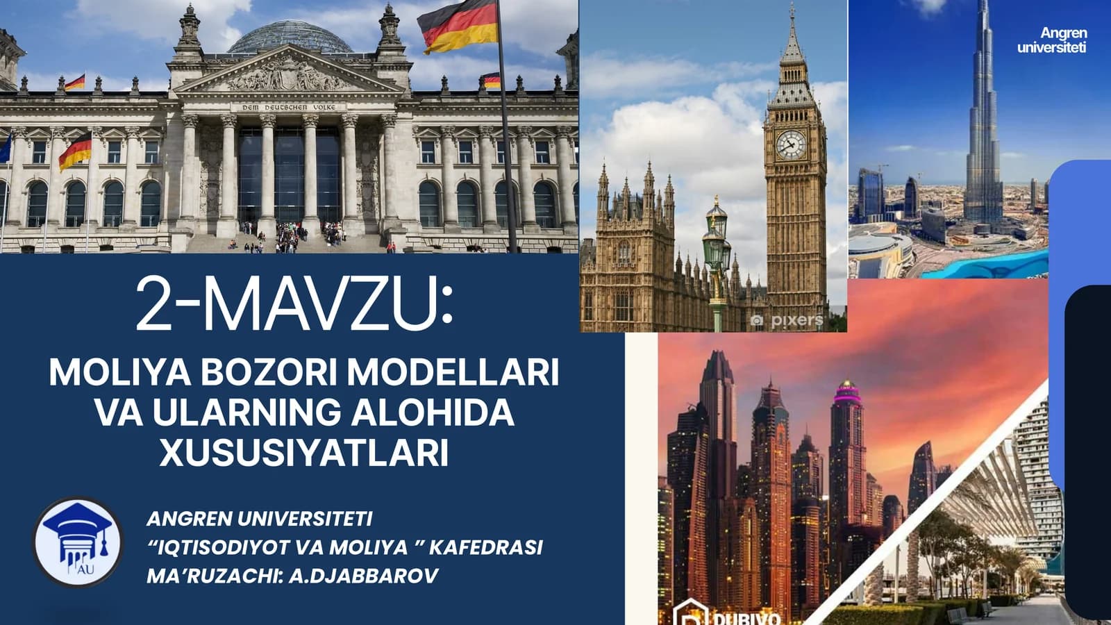 Moliya Bozori Modellari va Ularning Alohida Xususiyatlari