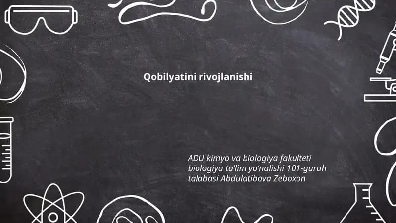 Genetik va biologik omillarning qobiliyatga ta'siri