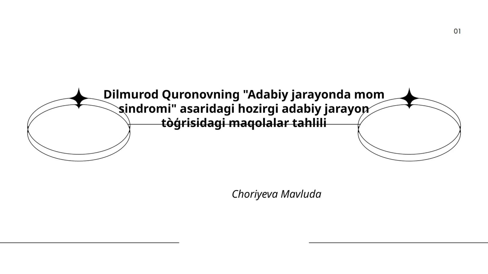 Adabiy jarayonda mom sindromi