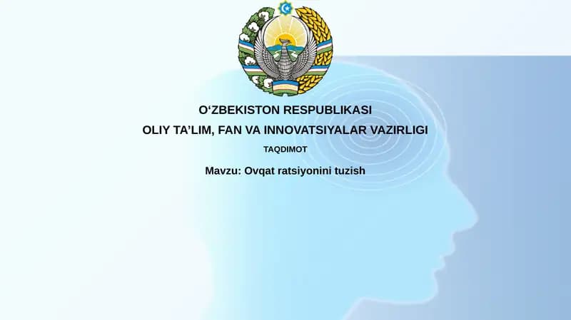 Ovqatratsiyoninituzish