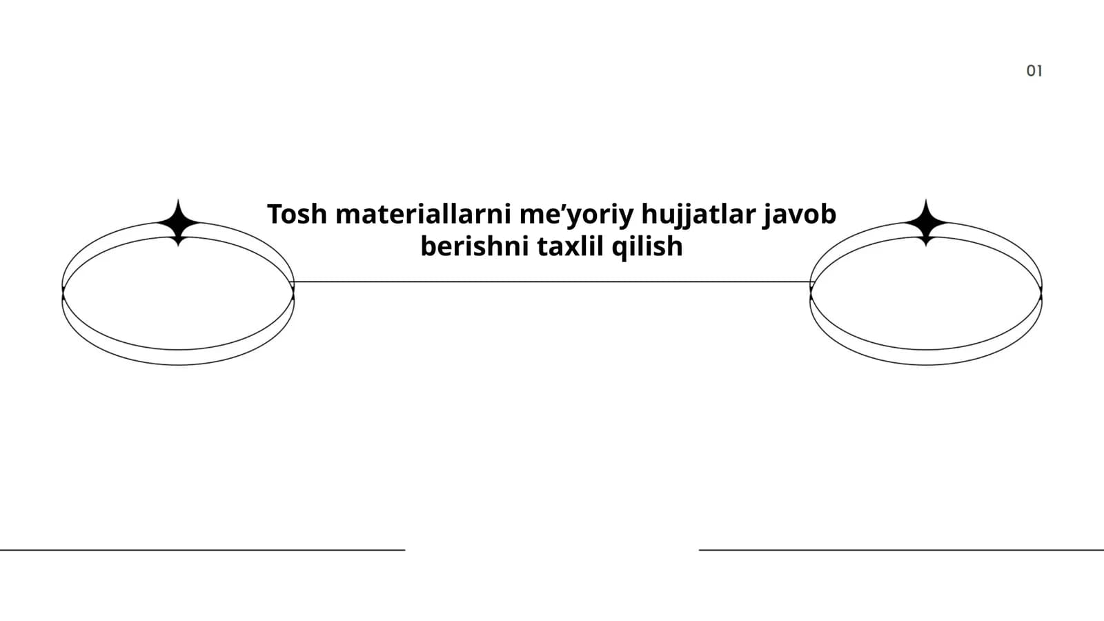 Tosh materiallarni me’yoriy hujjatlar javob berishni taxlil qilish