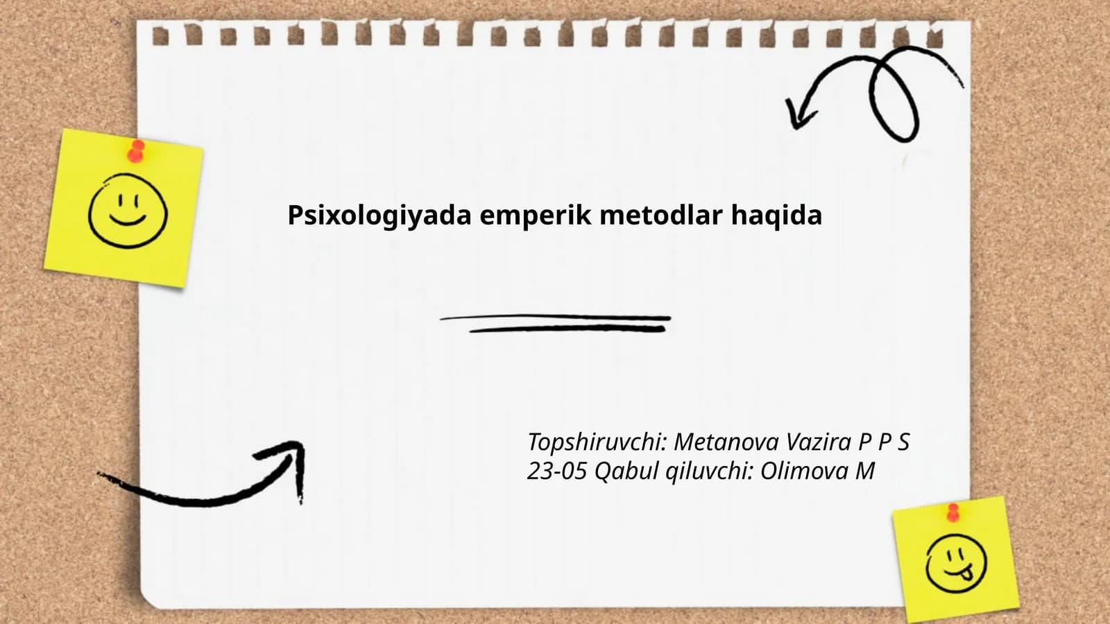 Psixologiyada emperik metodlar haqida