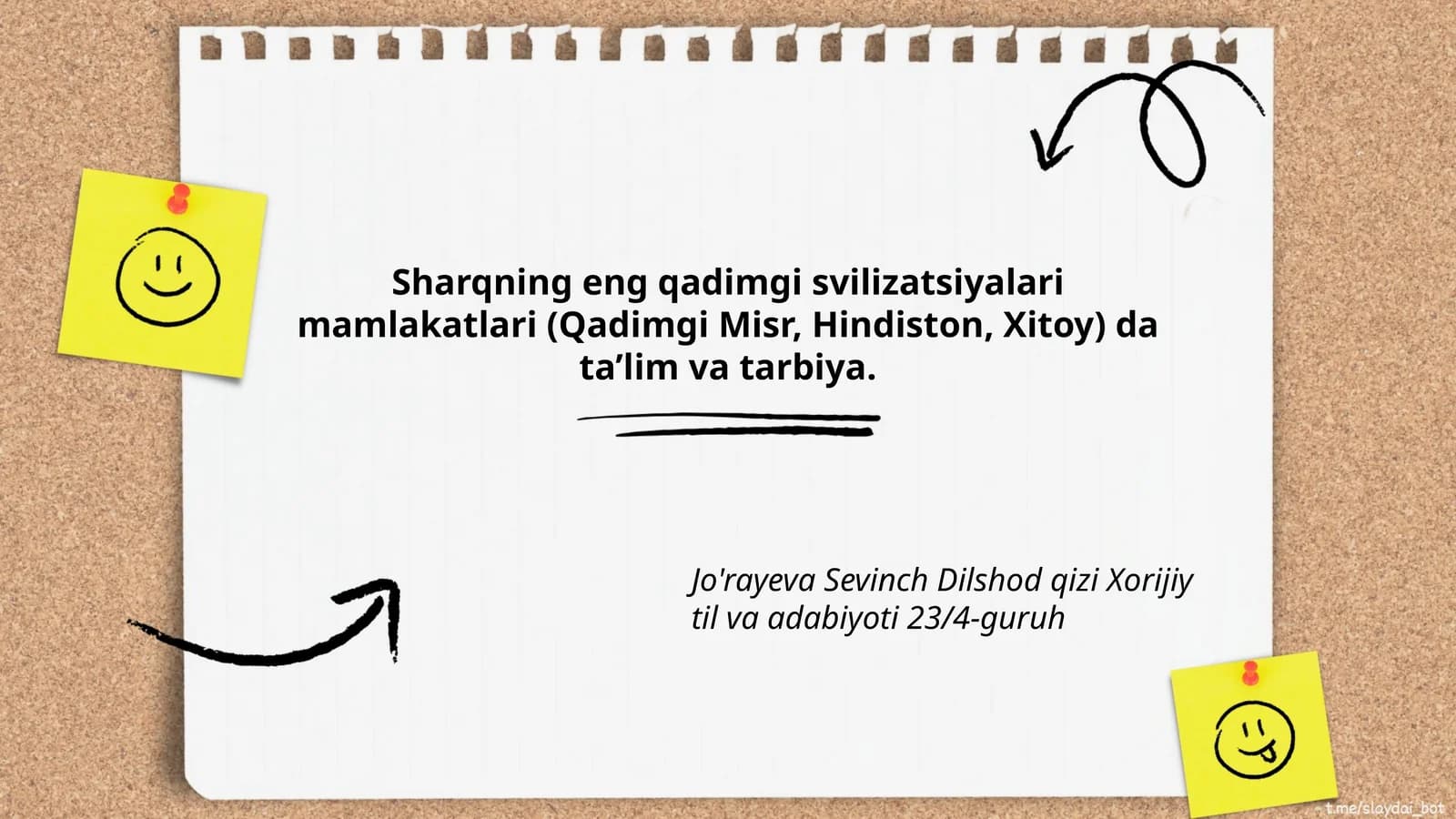 Xorijiy Til va Adabiyoti
