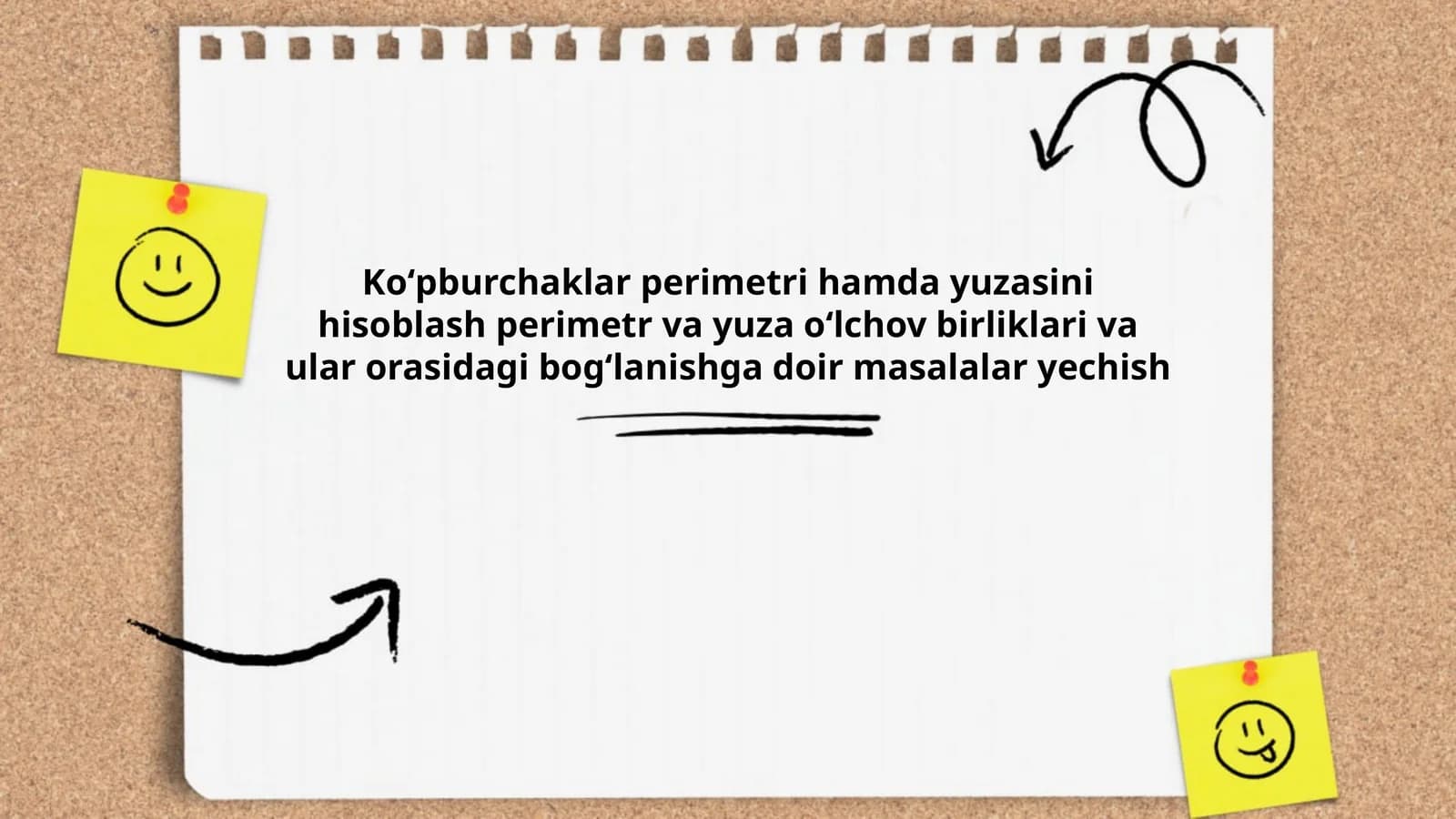 Koʻpburchaklar perimetri hamda yuzasini hisoblash