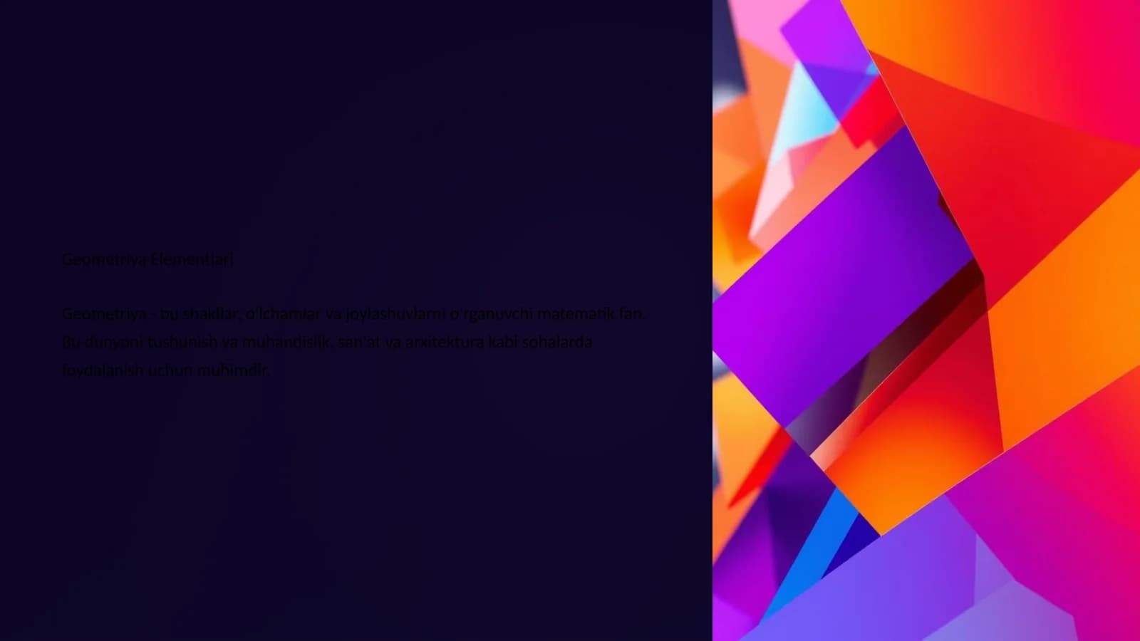 Geometriya Elementlari