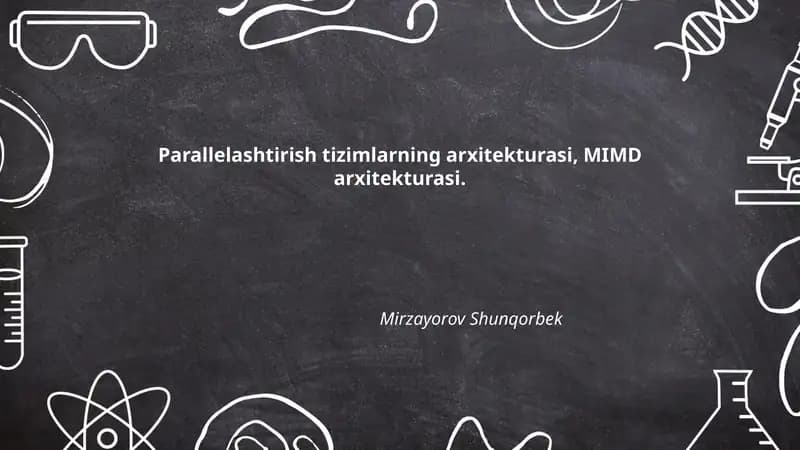Parallelashtirish tizimlarning arxitekturasi, MIMD arxitekturasi