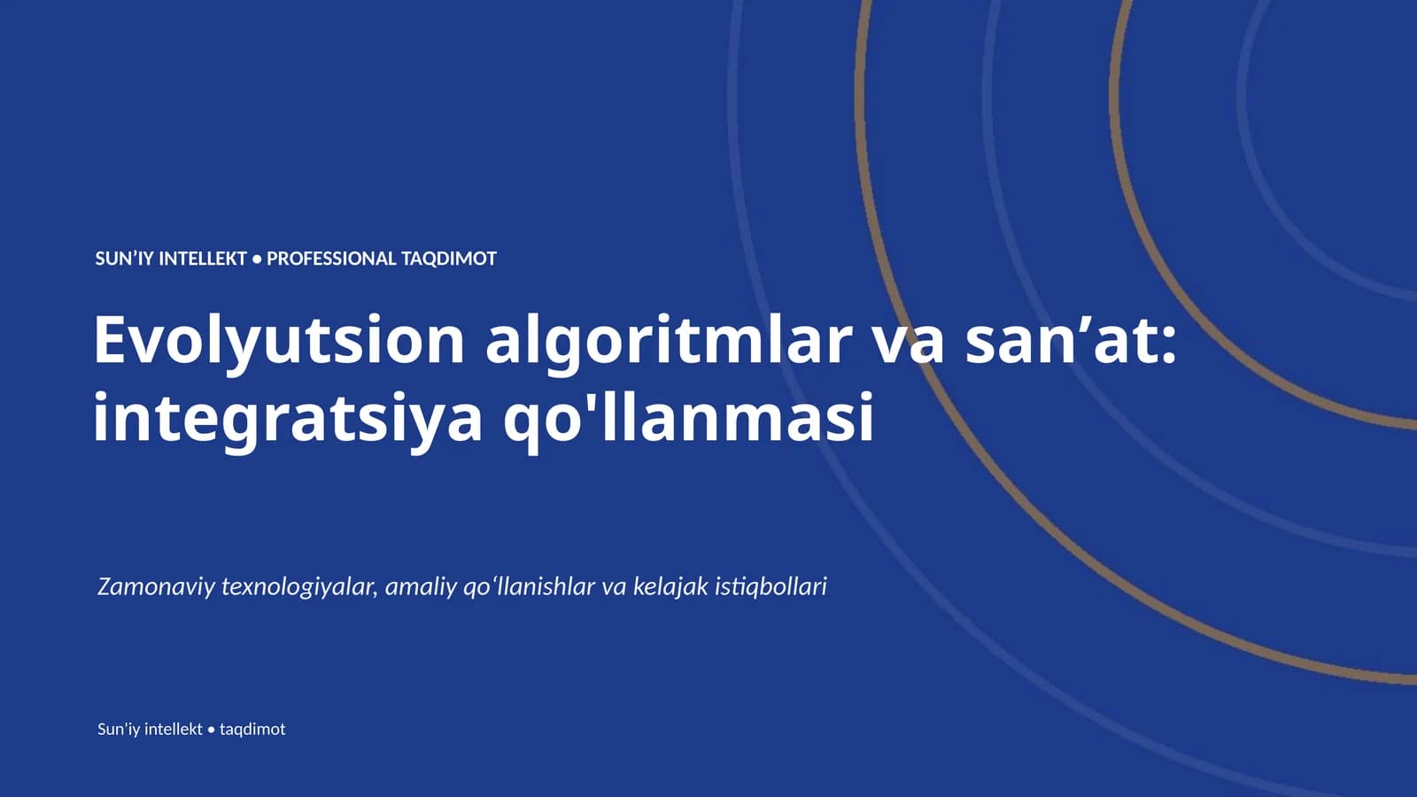 Evolyutsion algoritmlar va sanʼat: integratsiya qo'llanmasi