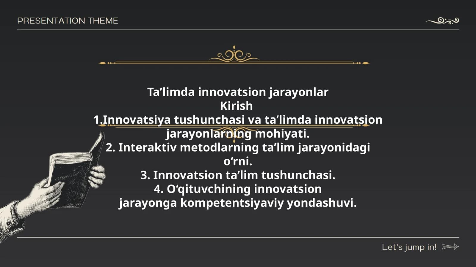 Ta’limda innovatsion jarayonlar