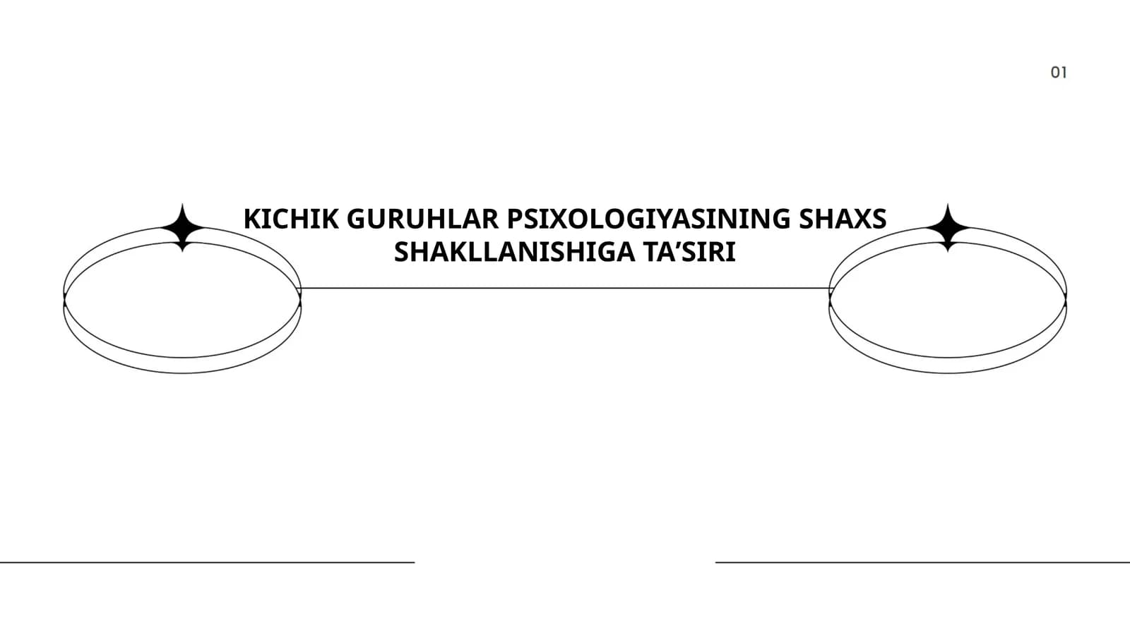 KICHIK GURUHLAR PSIXOLOGIYASINING SHAXS SHAKLLANISHIGA TAʼSIRI