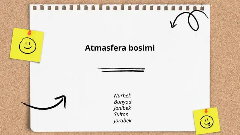 Atmasfera bosimi