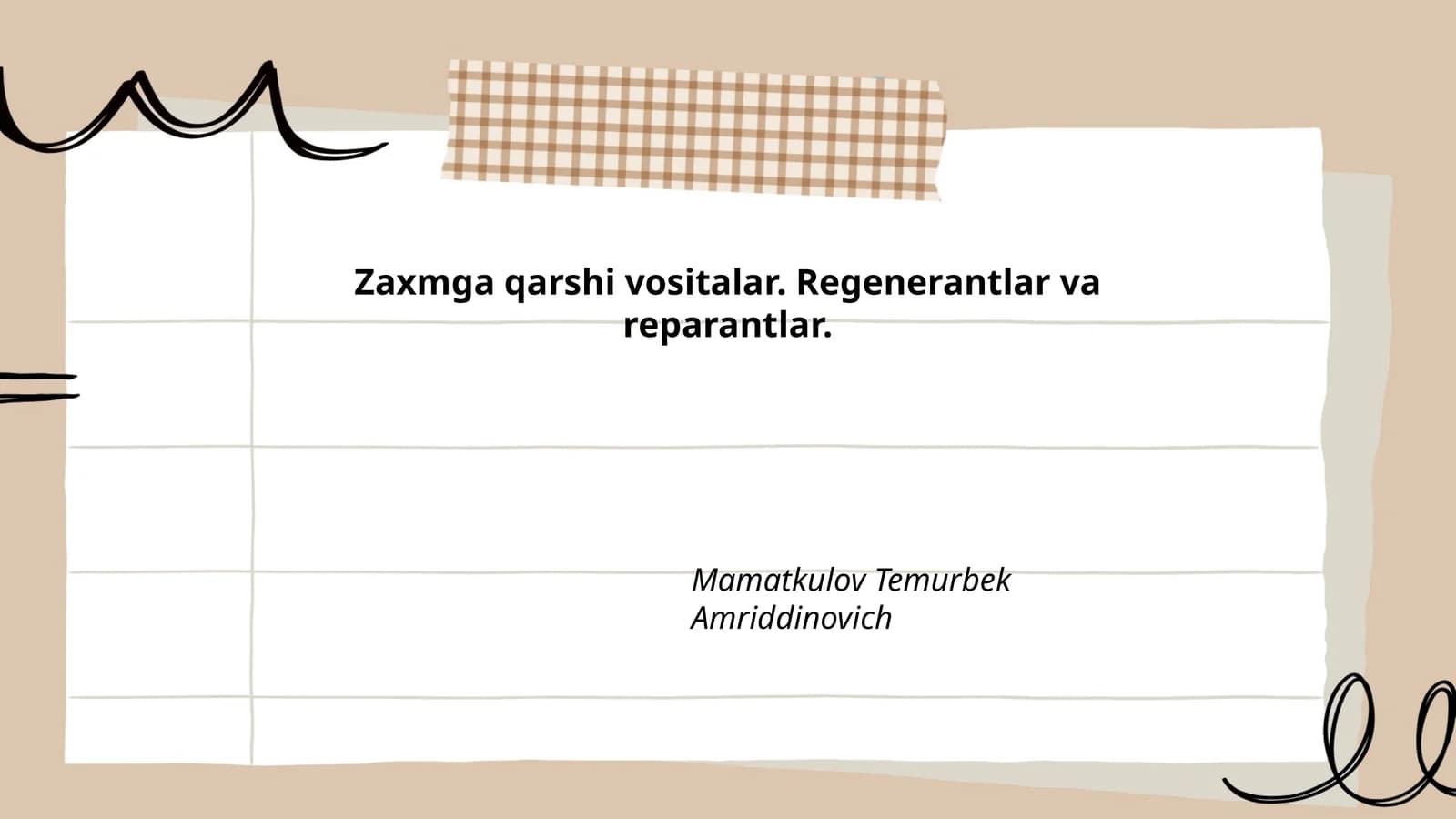 Zaxmga qarshi vositalar