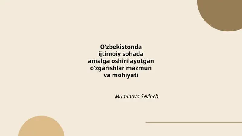Ta'lim tizimidagi yangiliklar va islohotlar