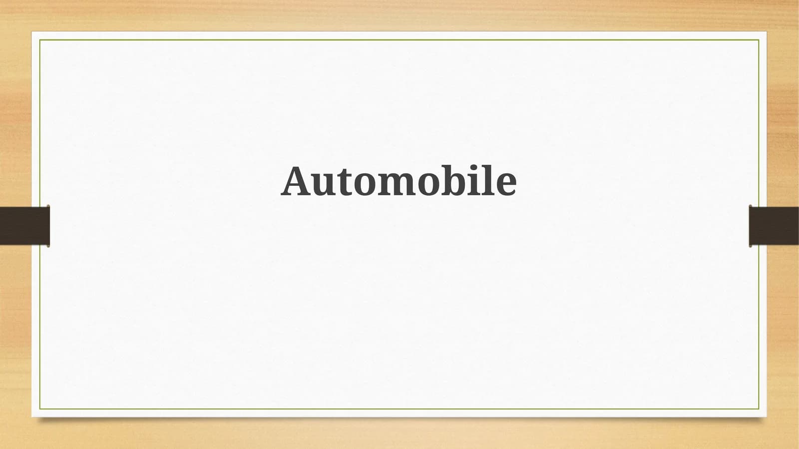 Automobile: A Century of Innovation