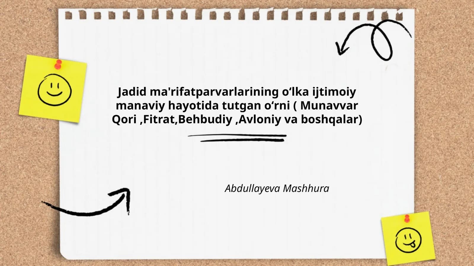 Jadid ma'rifatparvarlarining oʻlka ijtimoiy manaviy hayotida tutgan oʻrni