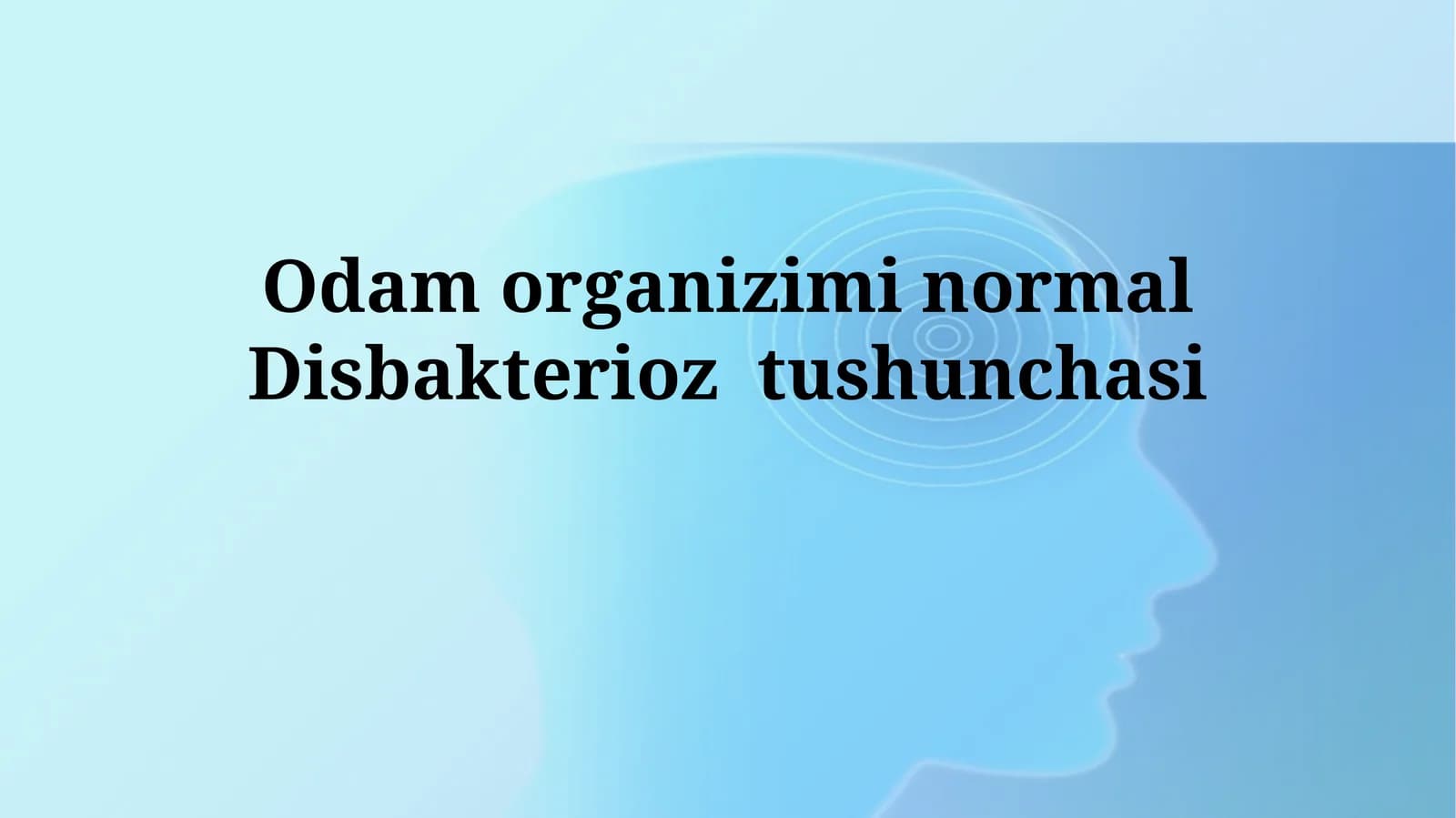 Disbakterioztushunchasi