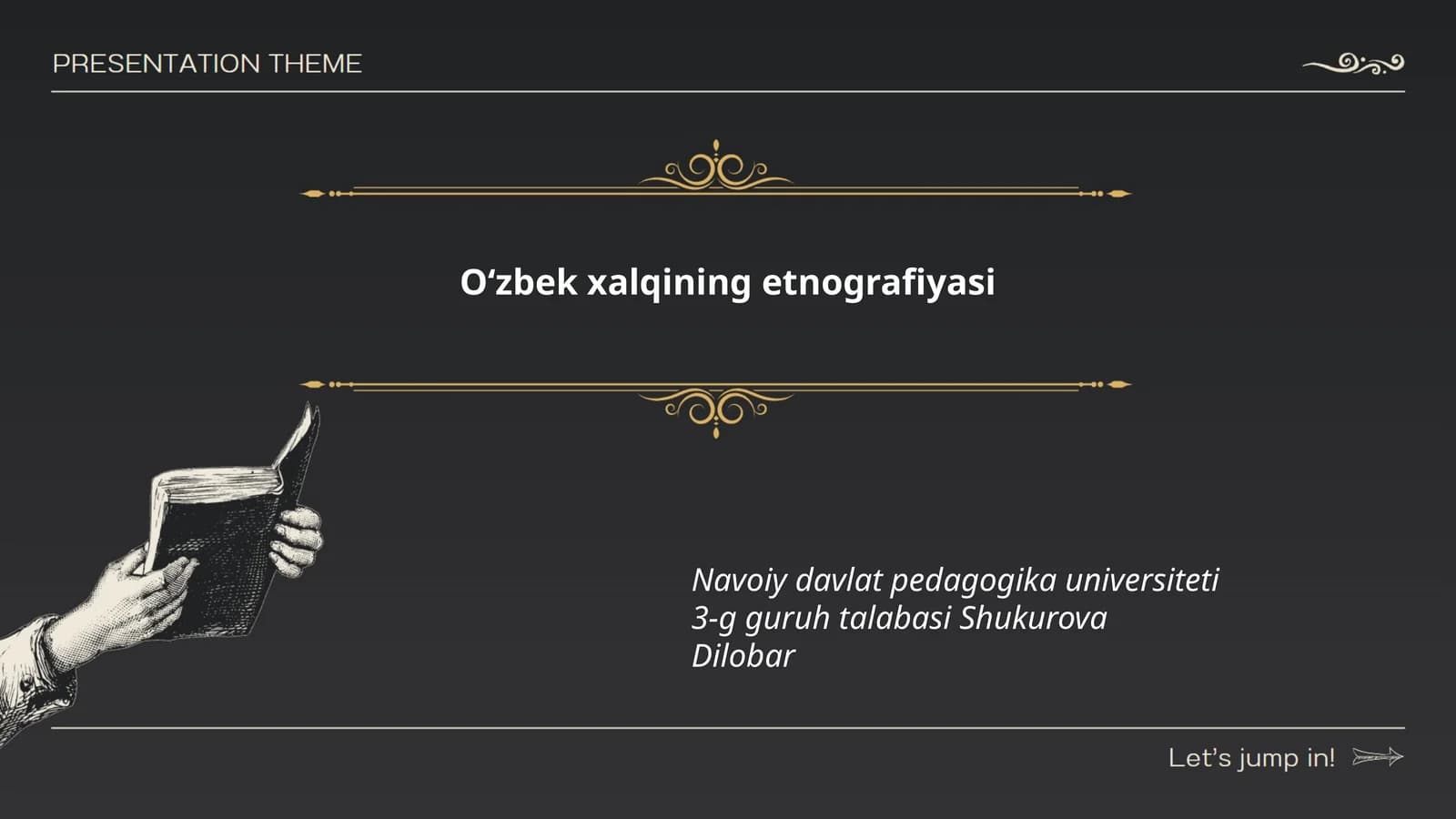 Oʻzbek xalqining etnografiyasi
